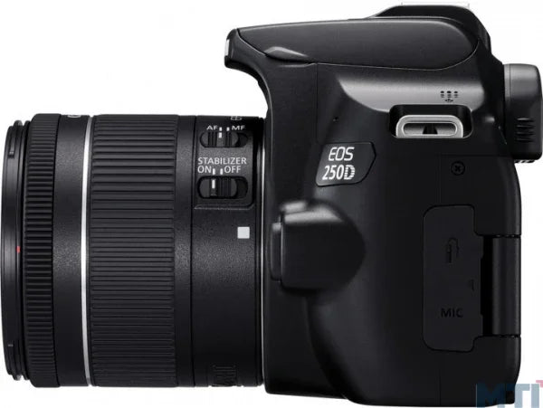 Canon EOS 250D (Rebel SL3) DSLR Camera w/ 18-55mm IS STM Lens (International Model)