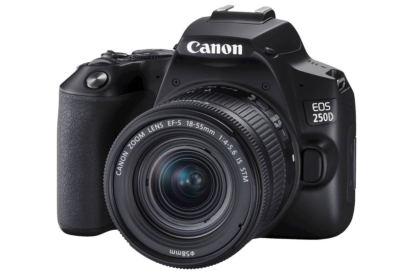 Canon EOS 250D (Rebel SL3) DSLR Camera w/ 18-55mm IS STM Lens (International Model)