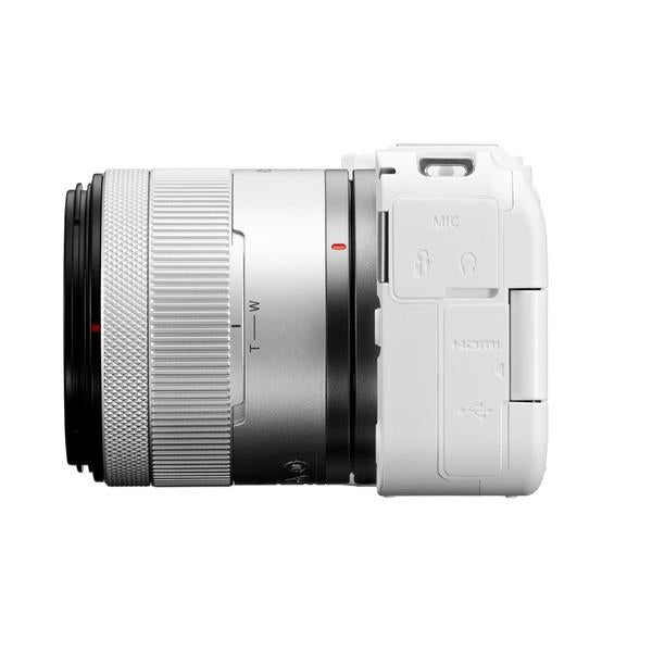 Canon EOS R50 V with RF-S14-30mm F4-6.3 is STM PTZ Lens (White) International Version (International Model)