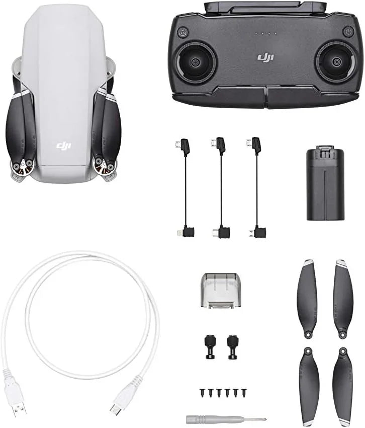 DJI Mavic Mini Combo - Drone FlyCam Quadcopter with 2.7K Camera 3-Axis Gimbal GPS 30min Flight Time