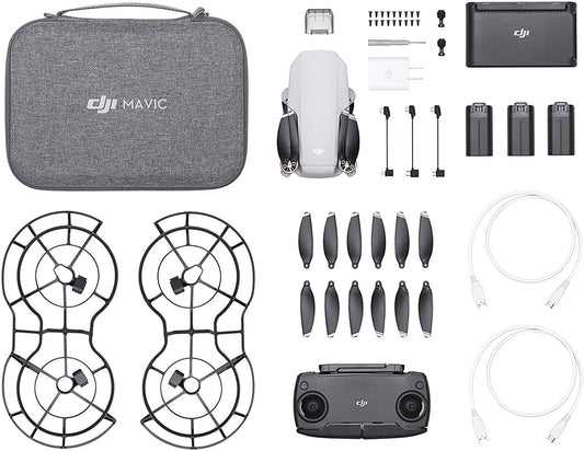 DJI Mavic Mini Combo - Drone FlyCam Quadcopter with 2.7K Camera 3-Axis Gimbal GPS 30min Flight Time