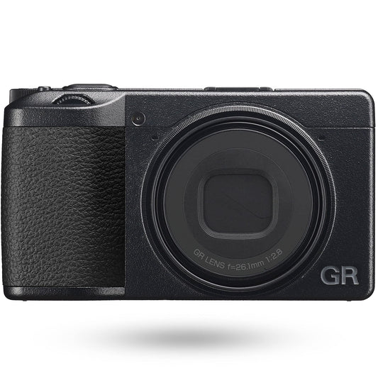 Ricoh GR IIIx, Black, Digital Compact Camera with 24MP APS-C Size CMOS Sensor
