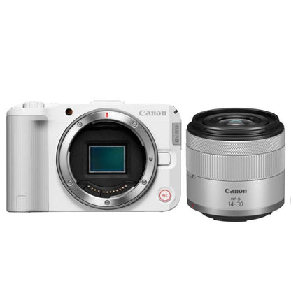Canon EOS R50 V with RF-S14-30mm F4-6.3 is STM PTZ Lens (White) International Version (International Model)