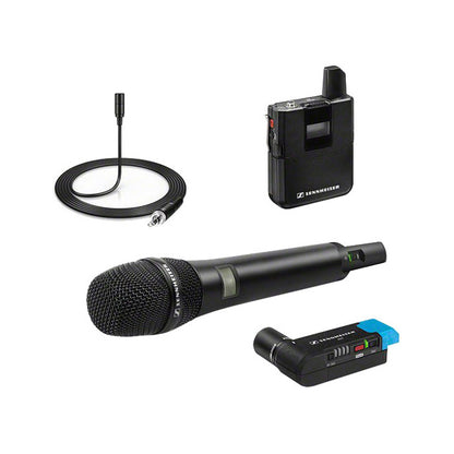 Sennheiser AVX Digital Wireless Microphone System - ME2 Lavalier and AVX42 Handheld Transmitter with MD42 Capsule Combo - Used